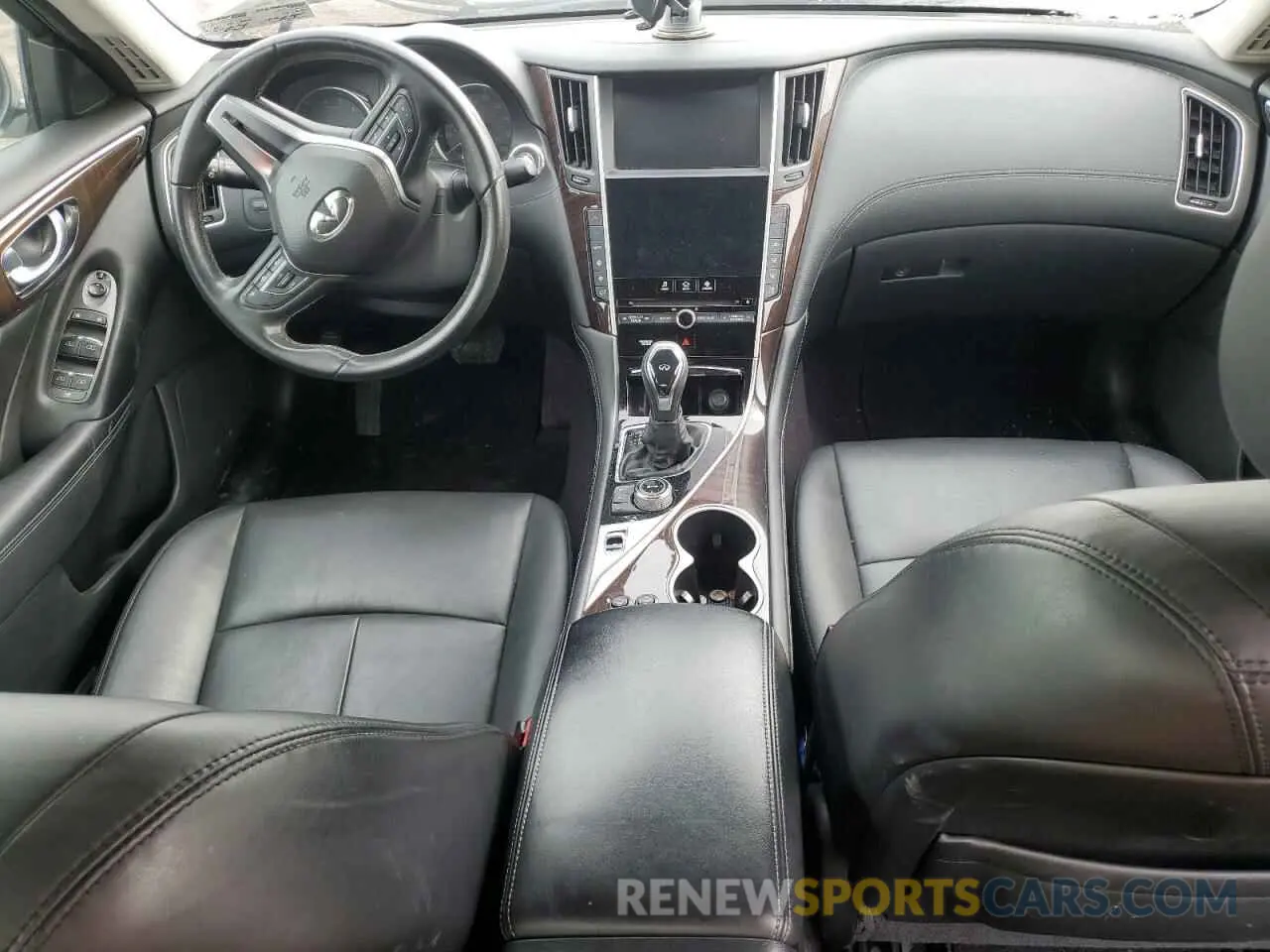8 fotografías del automóvil dañado JN1EV7AR4KM553777 INFINITI Q50 2019