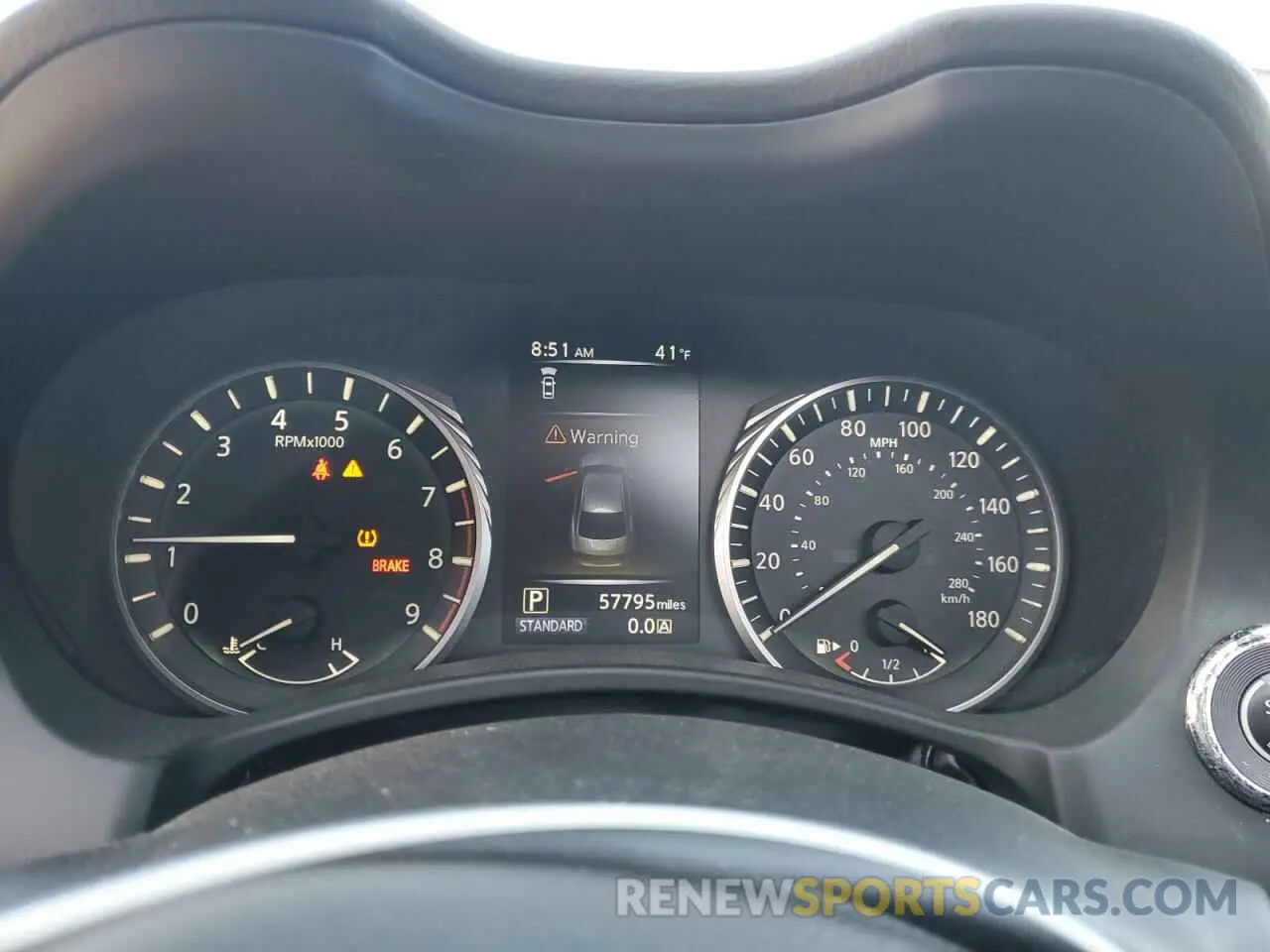 9 fotografías del automóvil dañado JN1EV7AR4KM554346 INFINITI Q50 2019