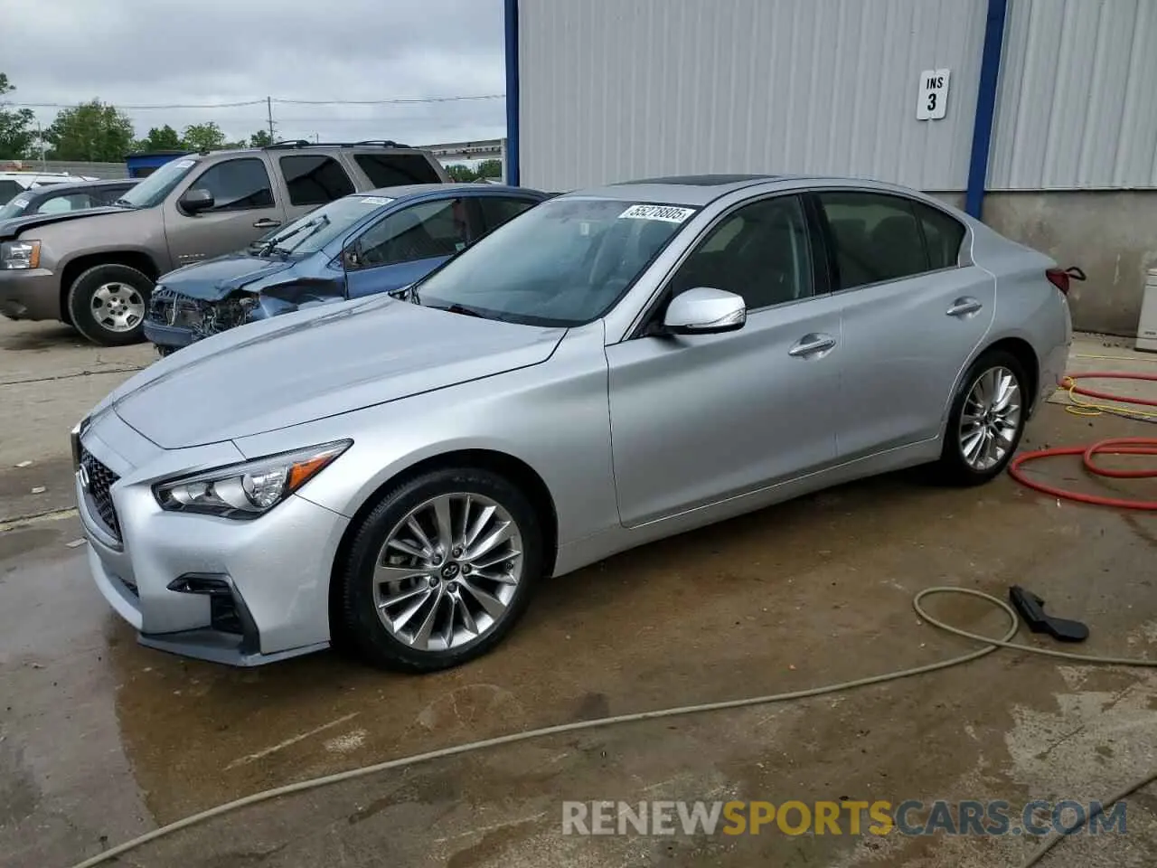 1 fotografías del automóvil dañado JN1EV7AR4KM556873 INFINITI Q50 2019