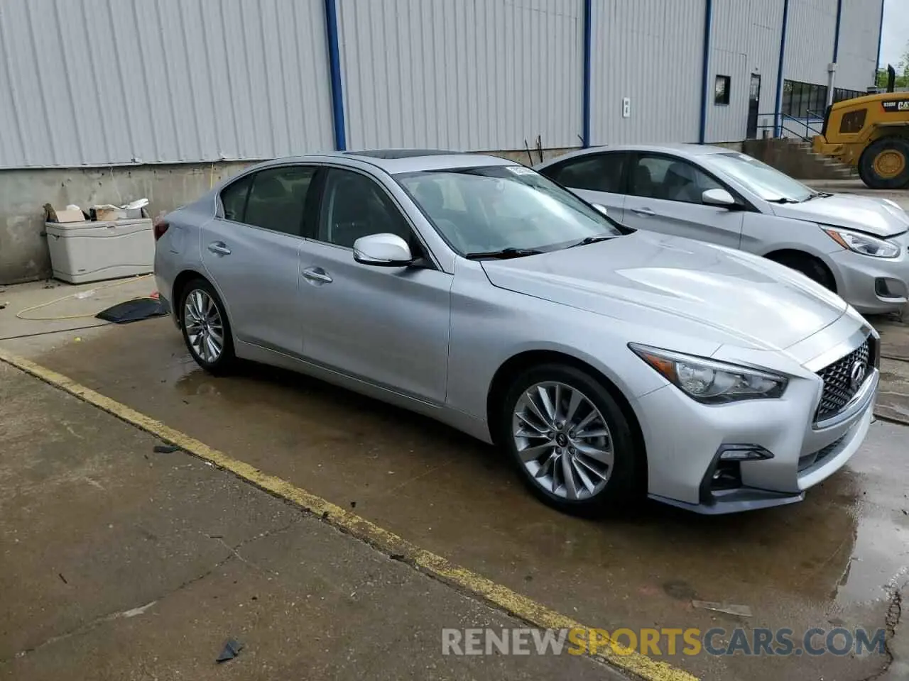 4 fotografías del automóvil dañado JN1EV7AR4KM556873 INFINITI Q50 2019
