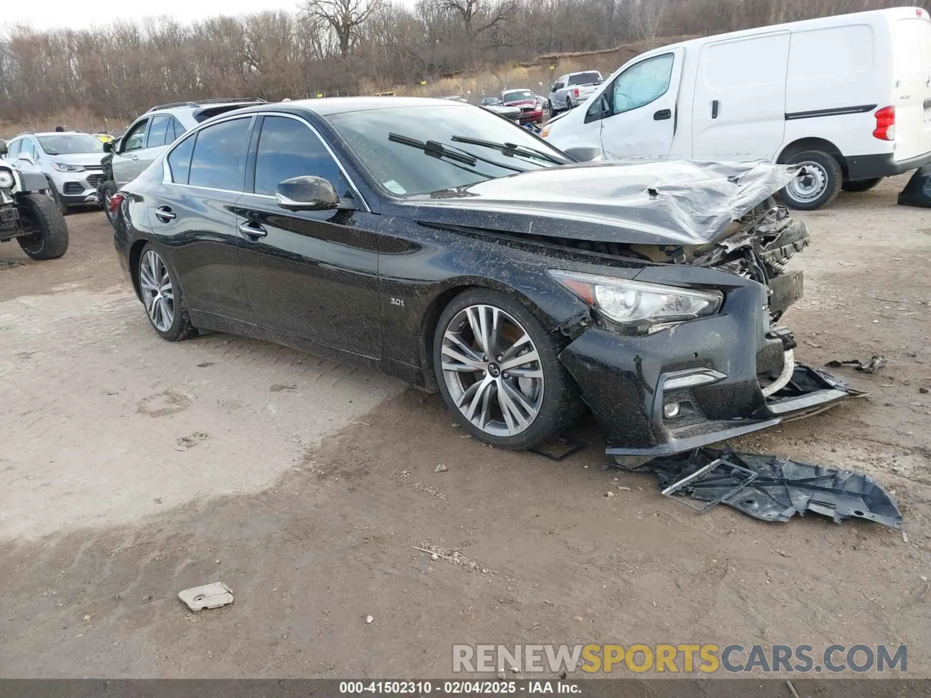 1 fotografías del automóvil dañado JN1EV7AR4KM590361 INFINITI Q50 2019