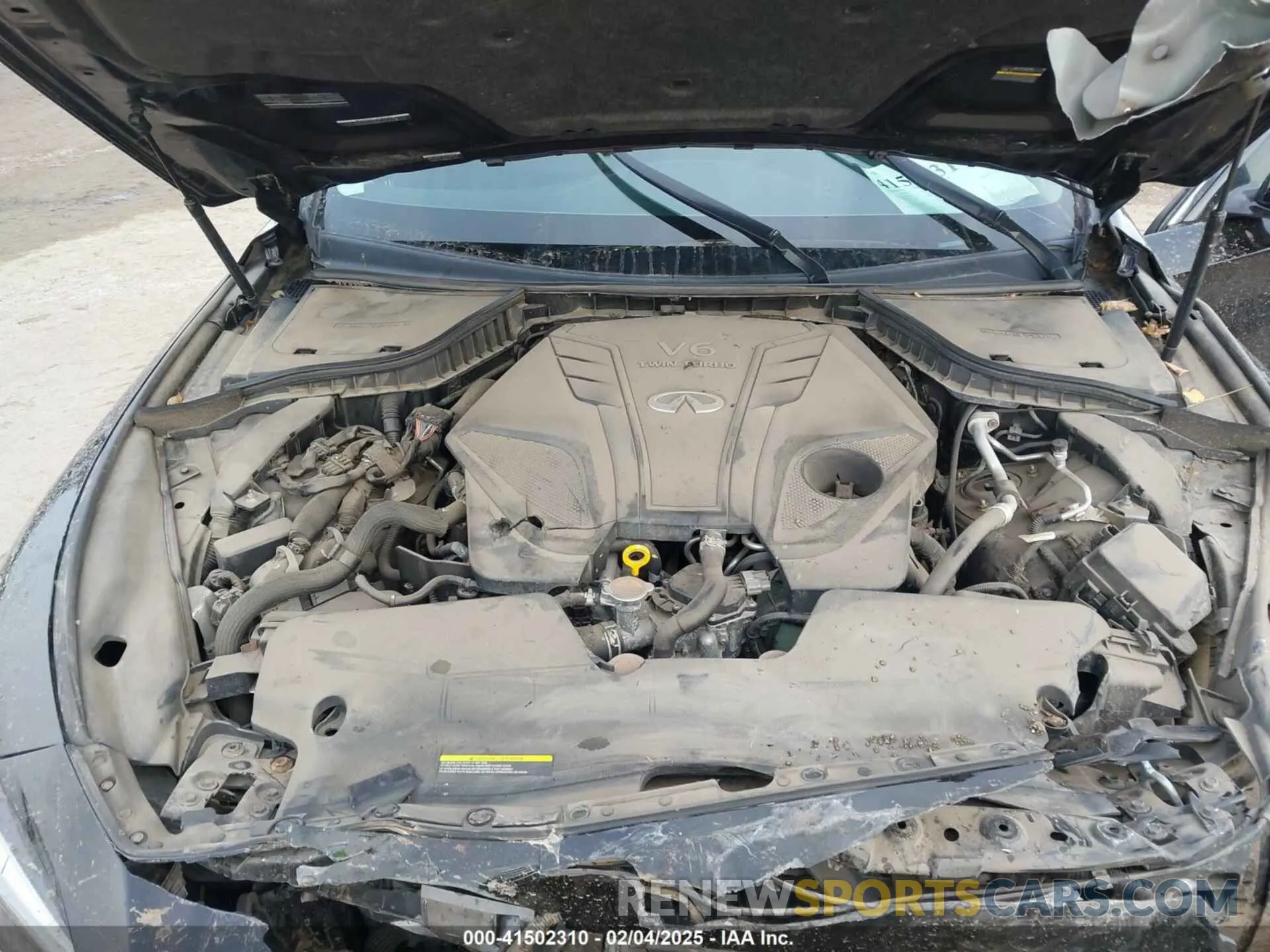 10 fotografías del automóvil dañado JN1EV7AR4KM590361 INFINITI Q50 2019