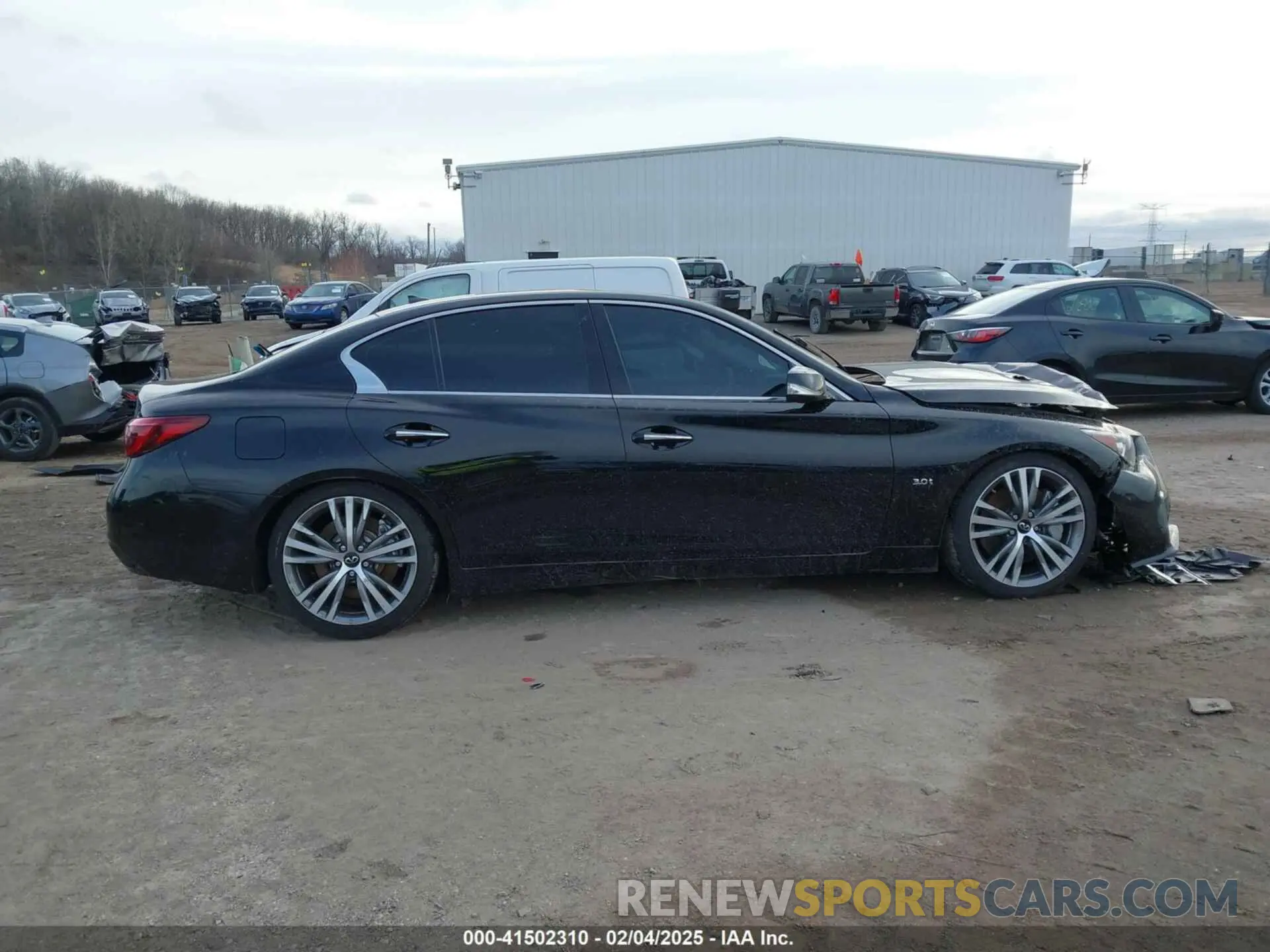 13 fotografías del automóvil dañado JN1EV7AR4KM590361 INFINITI Q50 2019