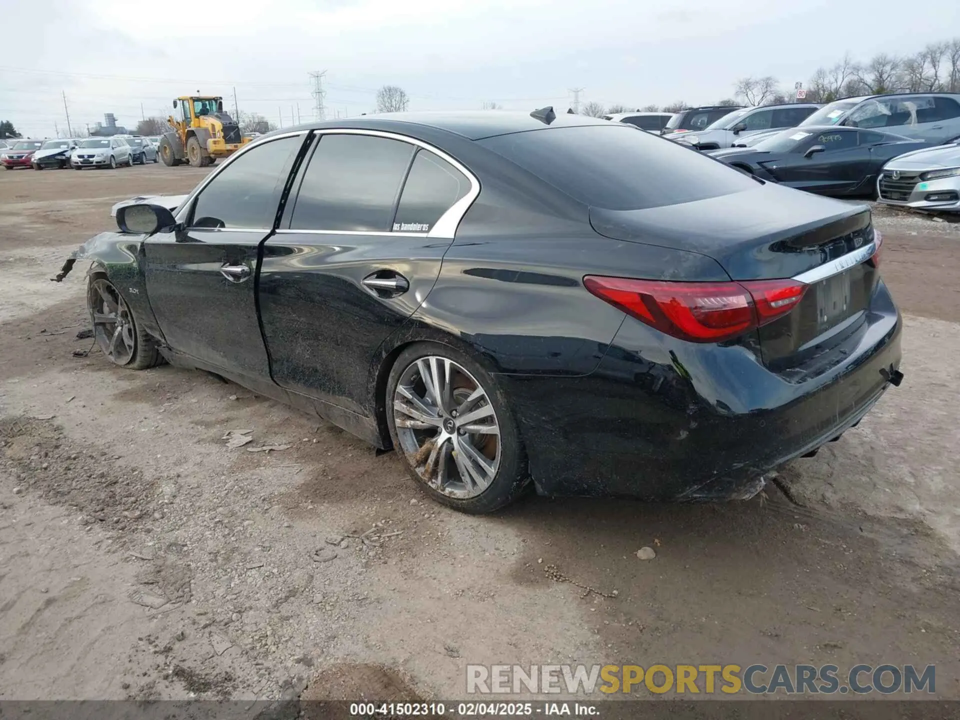 3 fotografías del automóvil dañado JN1EV7AR4KM590361 INFINITI Q50 2019