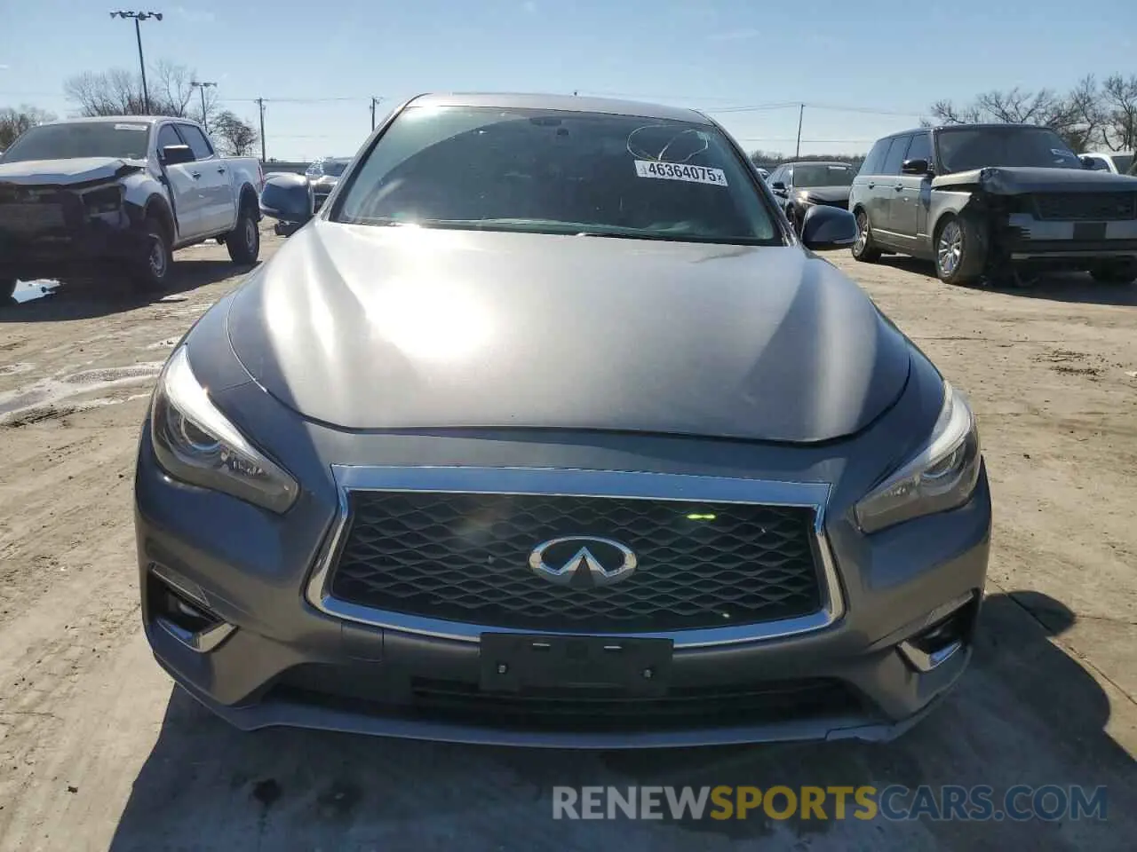 5 fotografías del automóvil dañado JN1EV7AR4KM591722 INFINITI Q50 2019