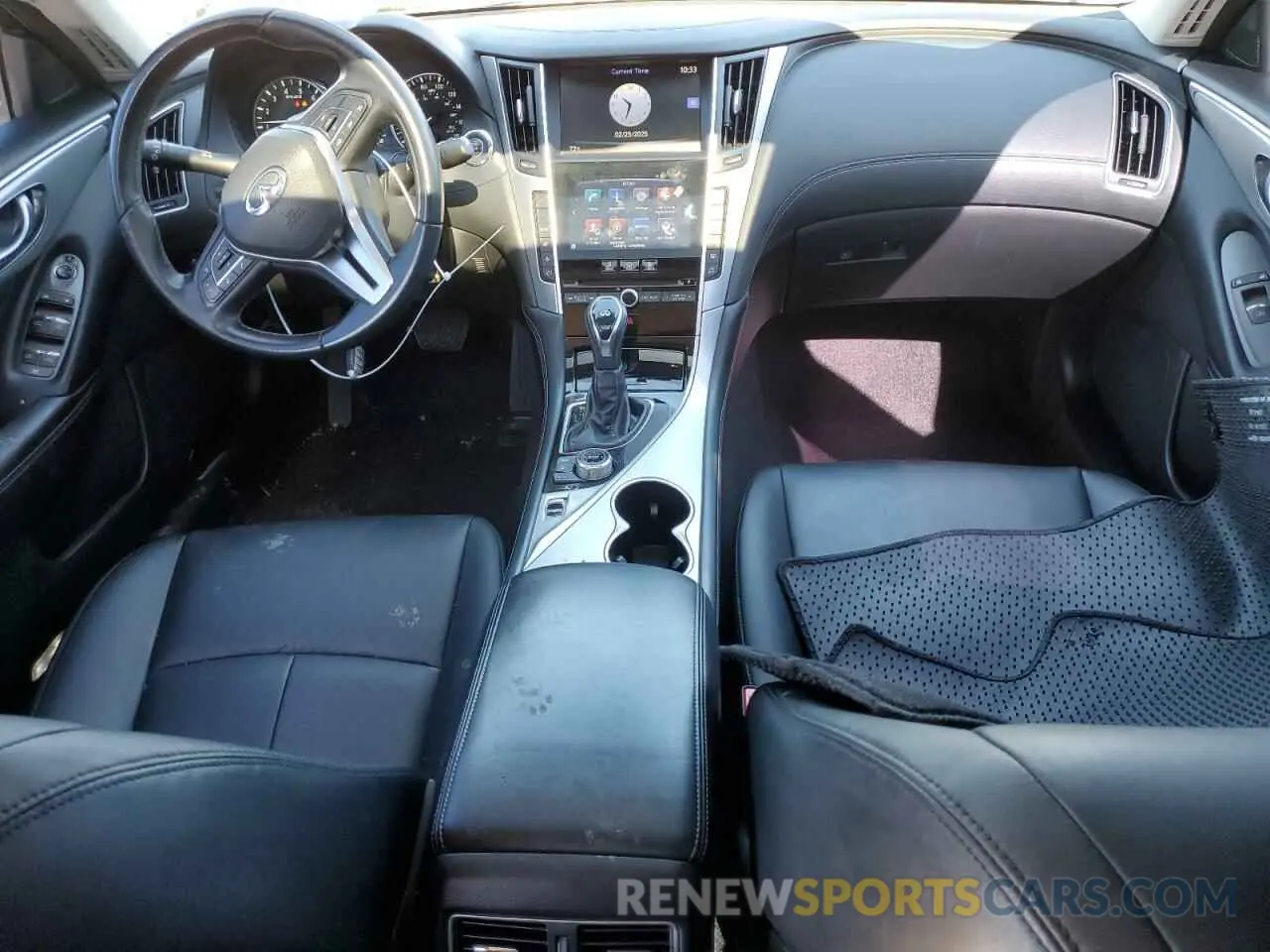 8 fotografías del automóvil dañado JN1EV7AR4KM591722 INFINITI Q50 2019