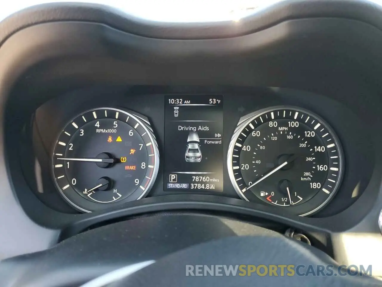 9 fotografías del automóvil dañado JN1EV7AR4KM591722 INFINITI Q50 2019