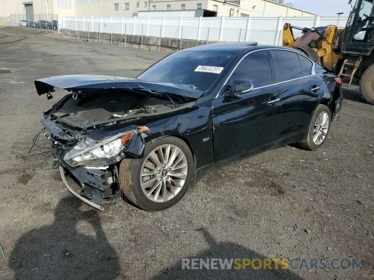 1 fotografías del automóvil dañado JN1EV7AR4KM592160 INFINITI Q50 2019