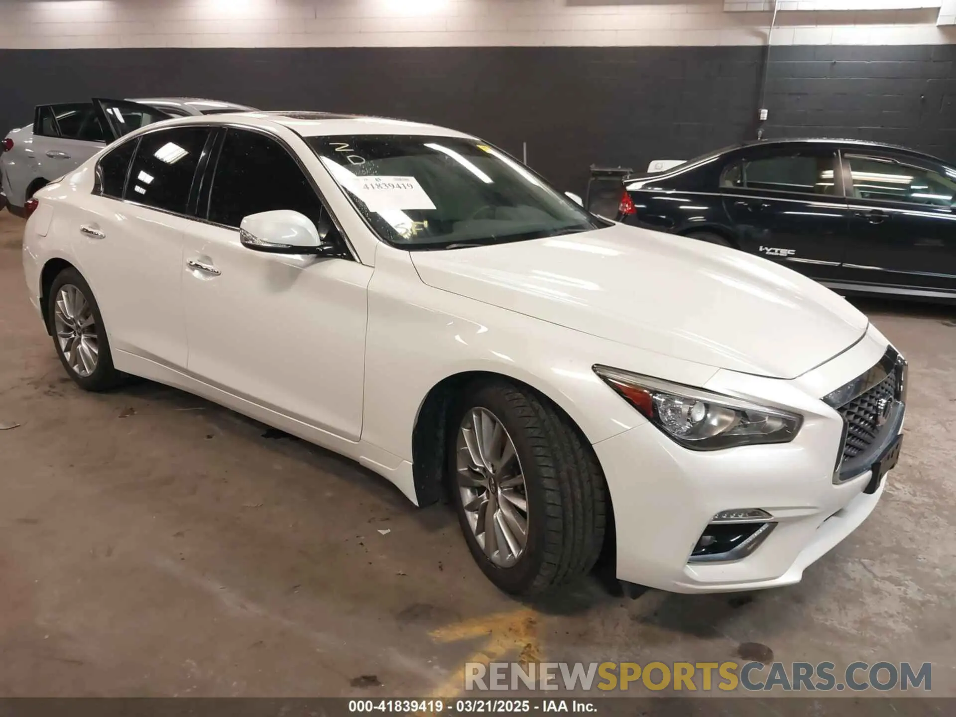 1 fotografías del automóvil dañado JN1EV7AR5KM550273 INFINITI Q50 2019