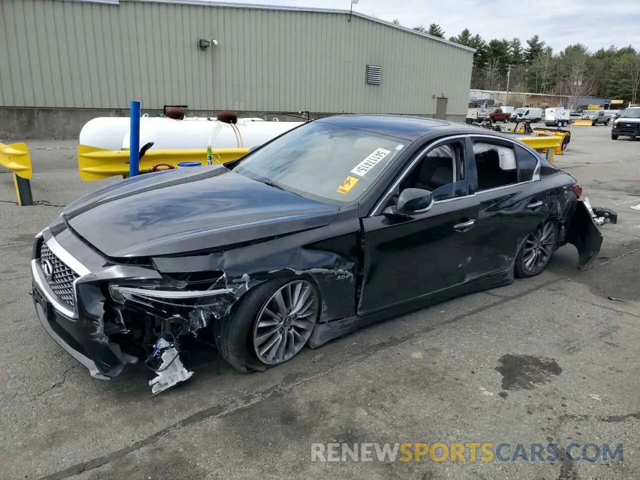 1 fotografías del automóvil dañado JN1EV7AR5KM551925 INFINITI Q50 2019