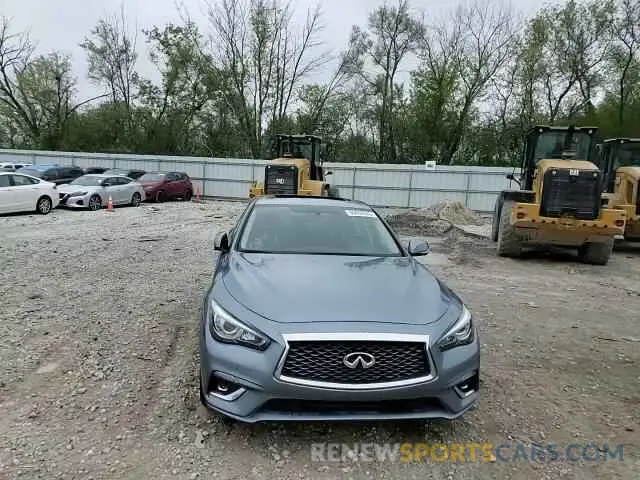 13 fotografías del automóvil dañado JN1EV7AR5KM553643 INFINITI Q50 2019
