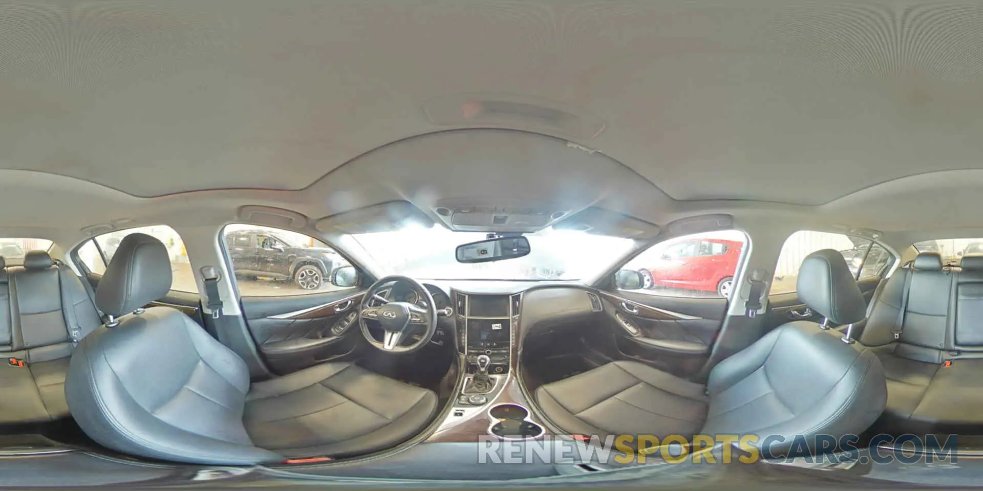 14 fotografías del automóvil dañado JN1EV7AR5KM553643 INFINITI Q50 2019