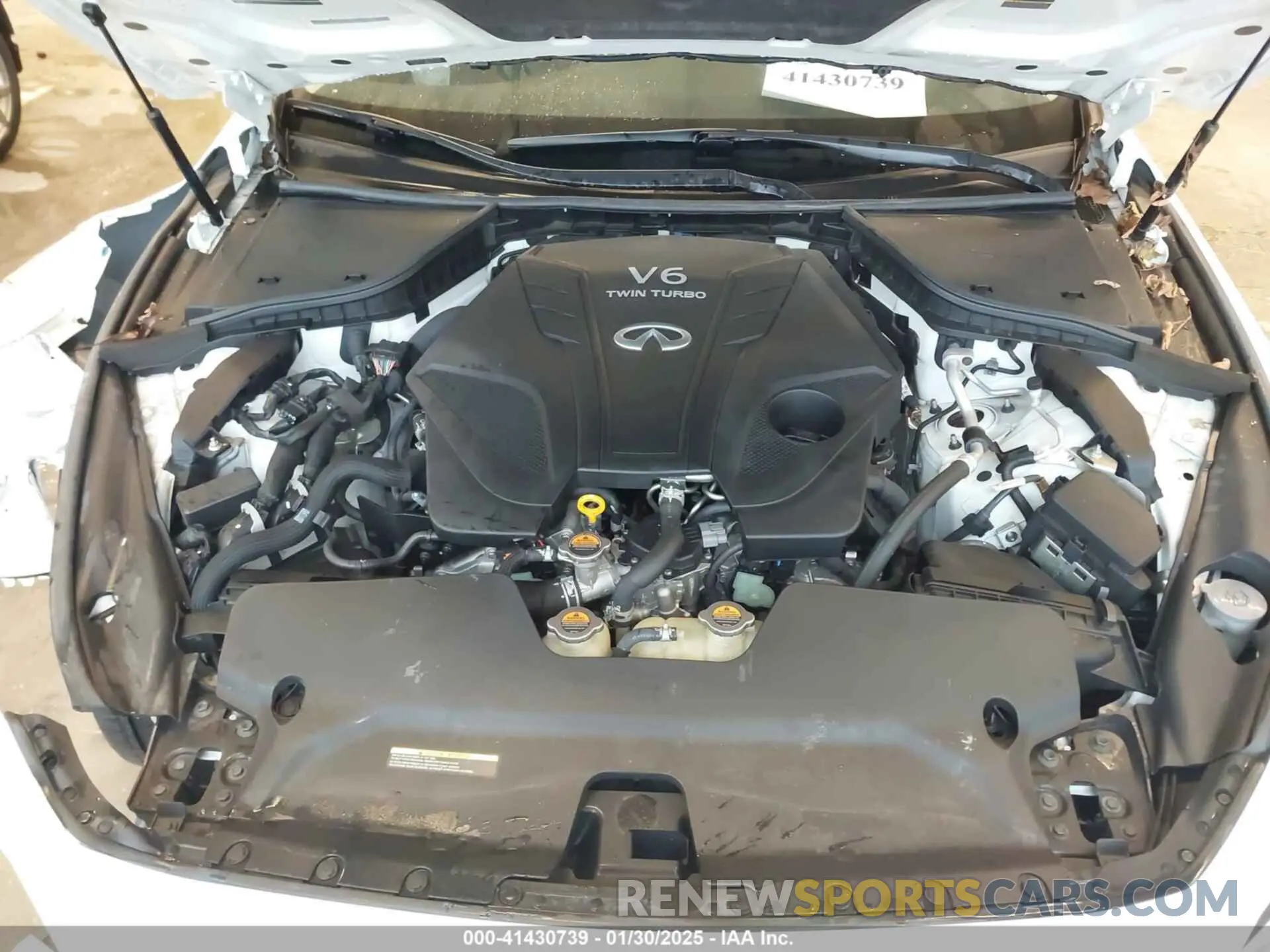 10 fotografías del automóvil dañado JN1EV7AR5KM592071 INFINITI Q50 2019