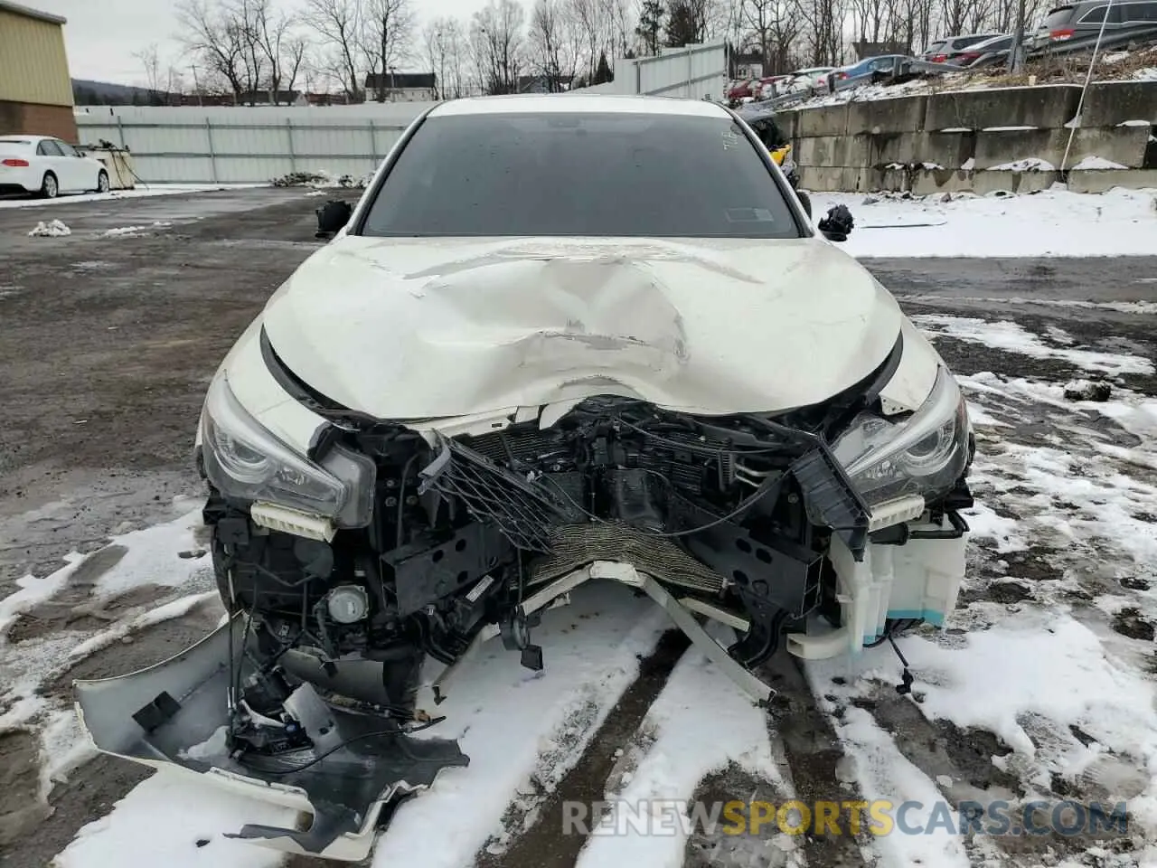5 fotografías del automóvil dañado JN1EV7AR5KM593656 INFINITI Q50 2019