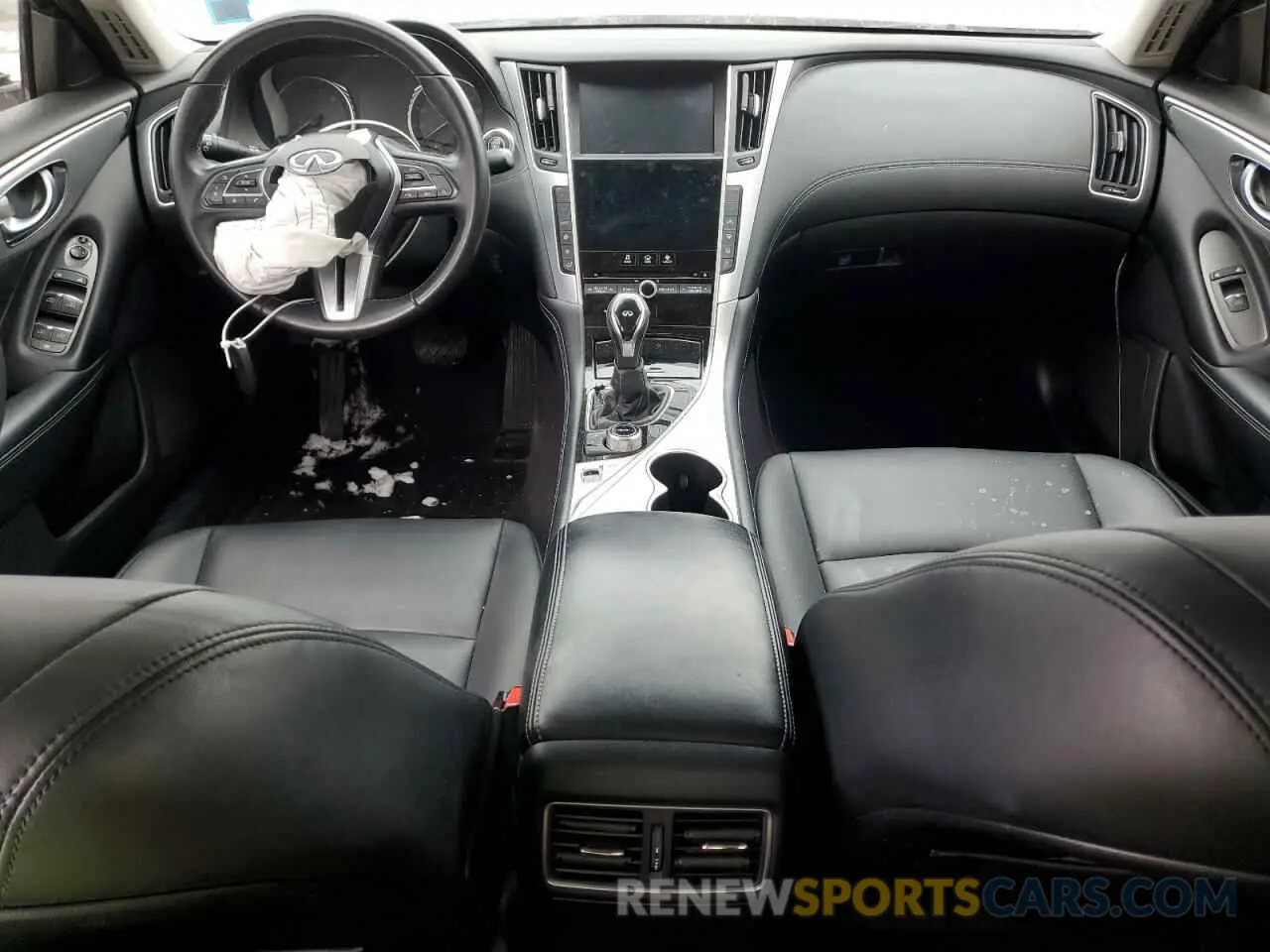 8 fotografías del automóvil dañado JN1EV7AR5KM593656 INFINITI Q50 2019