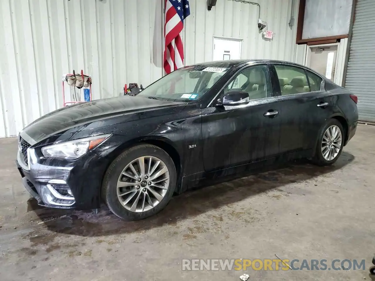 1 fotografías del automóvil dañado JN1EV7AR6KM556566 INFINITI Q50 2019