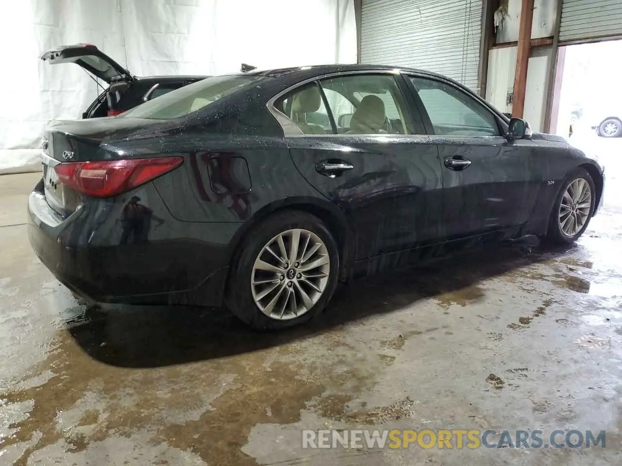 3 fotografías del automóvil dañado JN1EV7AR6KM556566 INFINITI Q50 2019