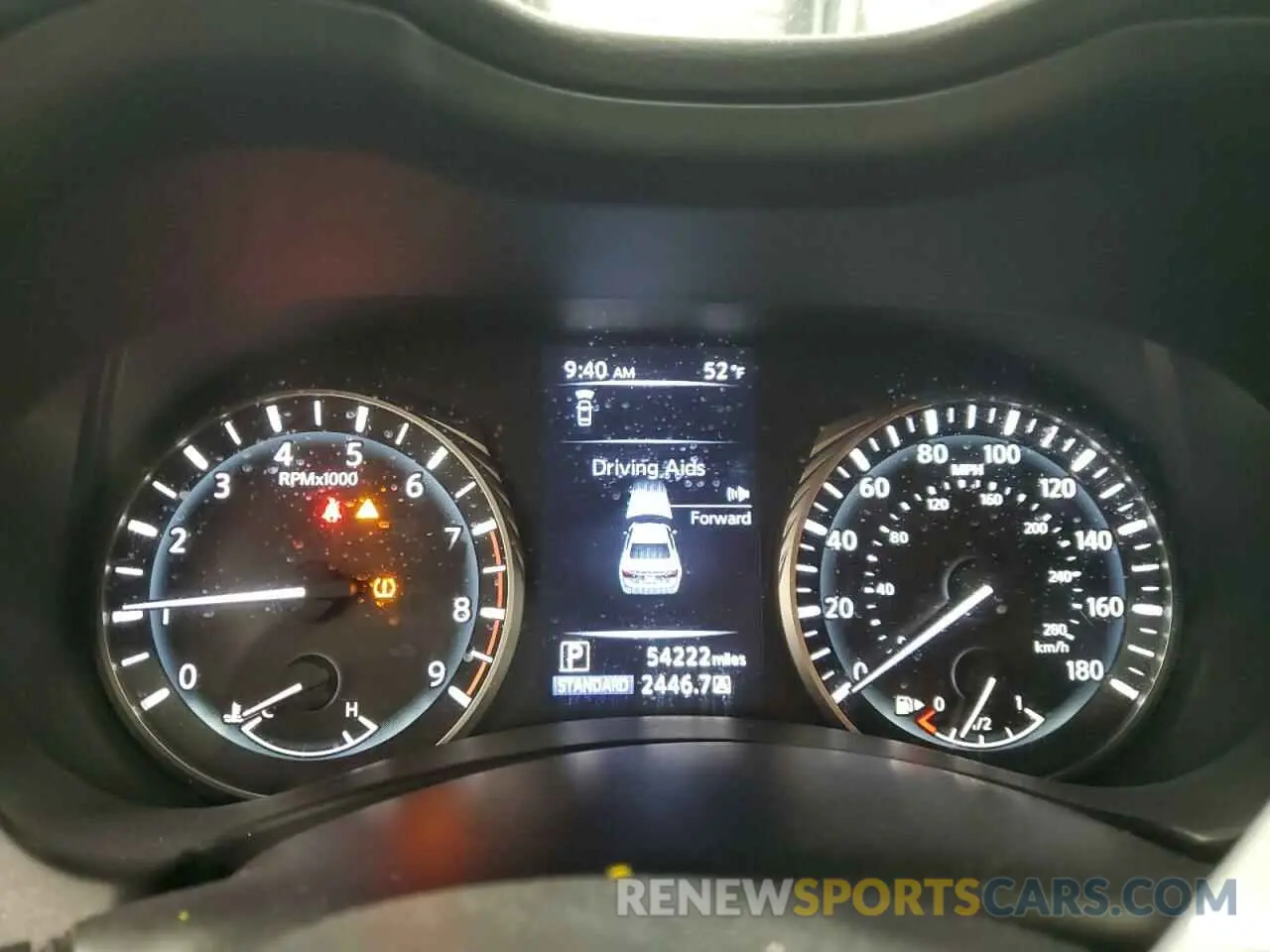 9 fotografías del automóvil dañado JN1EV7AR6KM557944 INFINITI Q50 2019