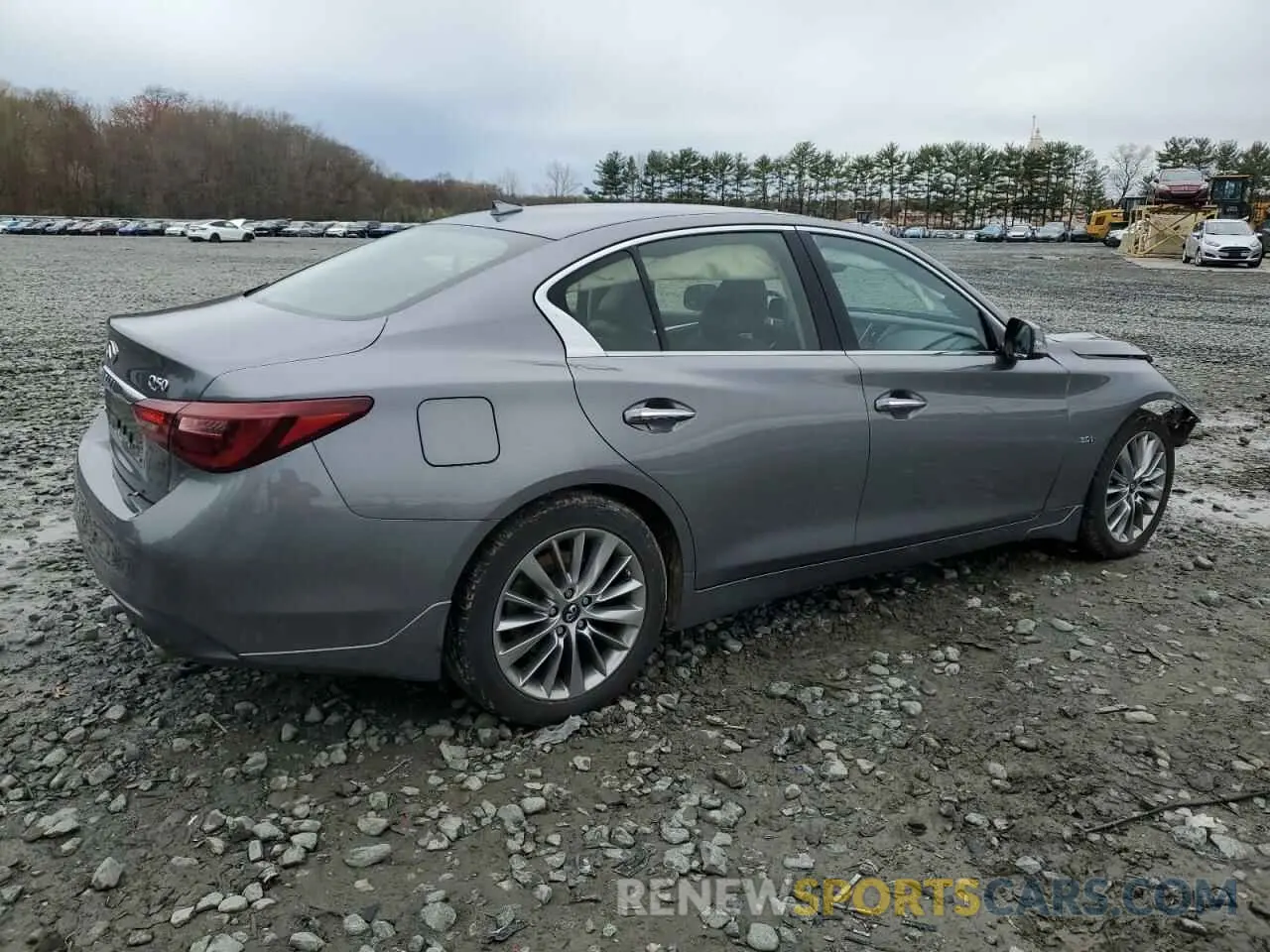 3 fotografías del automóvil dañado JN1EV7AR7KM550436 INFINITI Q50 2019