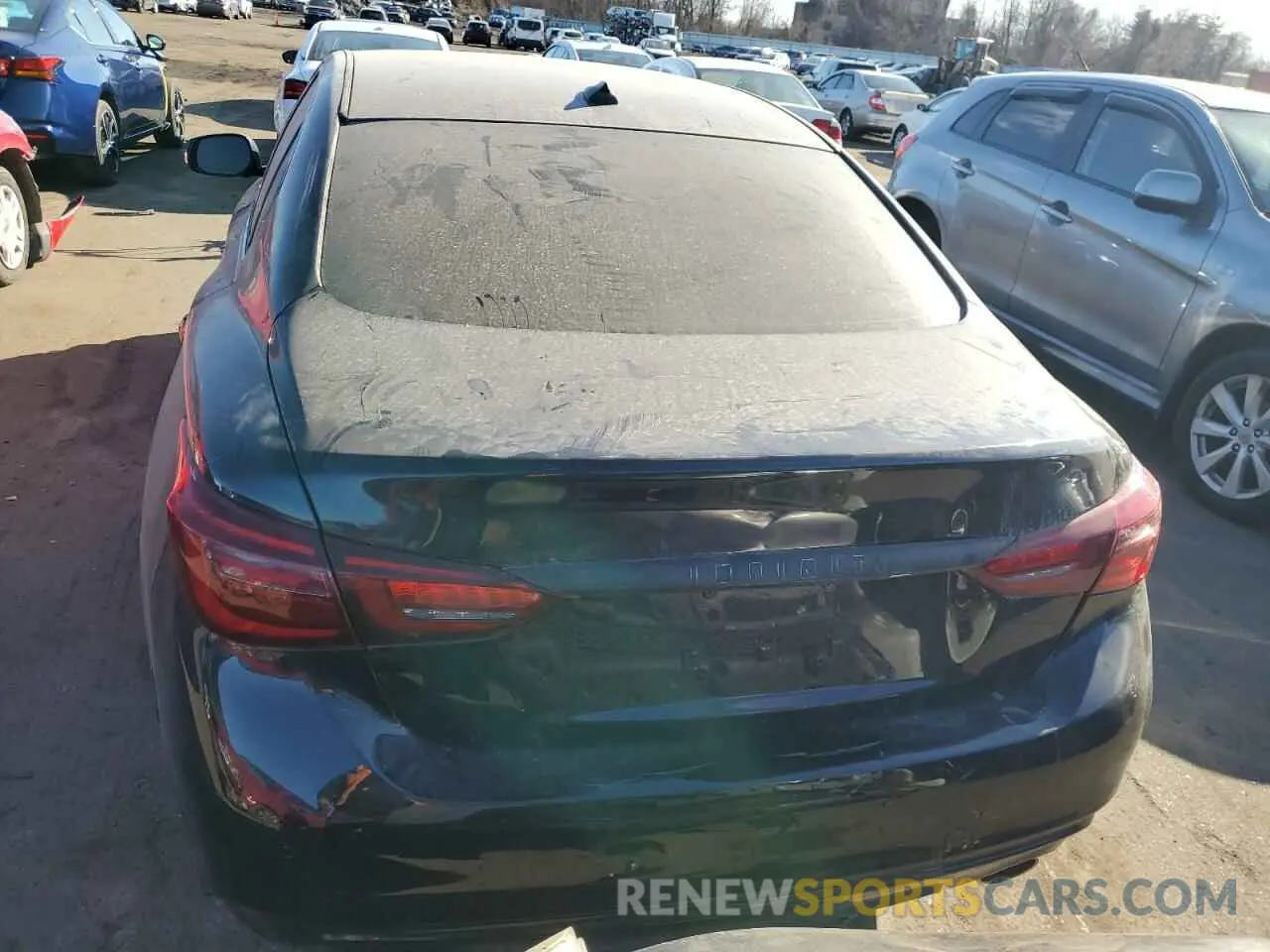 6 fotografías del automóvil dañado JN1EV7AR7KM552011 INFINITI Q50 2019