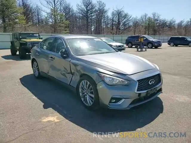 11 fotografías del automóvil dañado JN1EV7AR7KM552400 INFINITI Q50 2019
