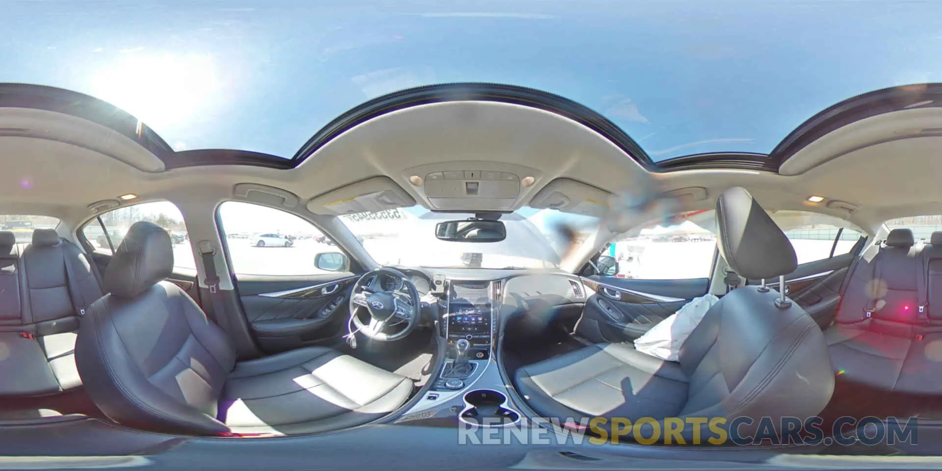13 fotografías del automóvil dañado JN1EV7AR7KM552400 INFINITI Q50 2019