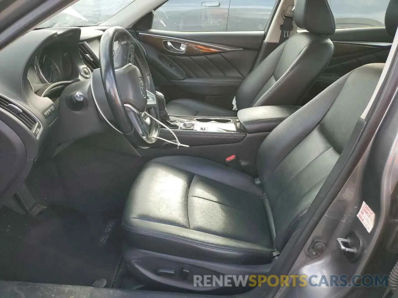 7 fotografías del automóvil dañado JN1EV7AR7KM557533 INFINITI Q50 2019