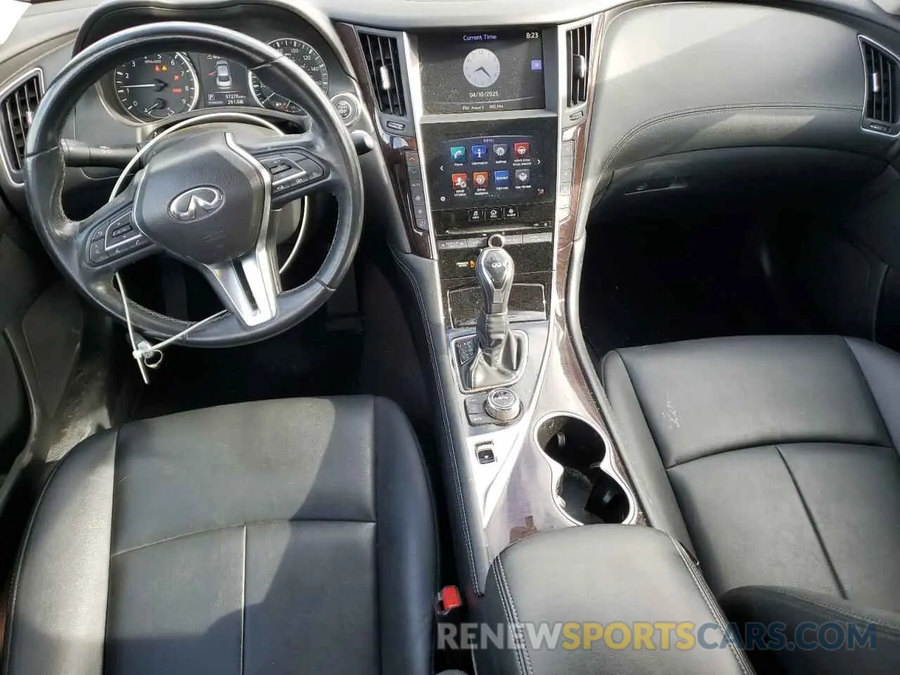 8 fotografías del automóvil dañado JN1EV7AR7KM557533 INFINITI Q50 2019