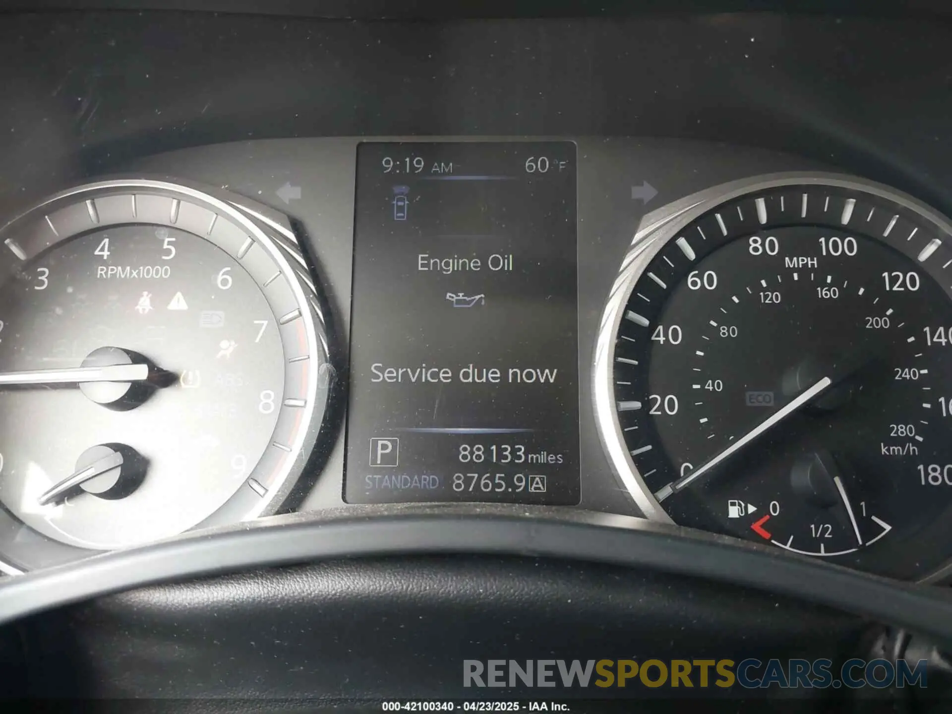 15 fotografías del automóvil dañado JN1EV7AR8KM590539 INFINITI Q50 2019