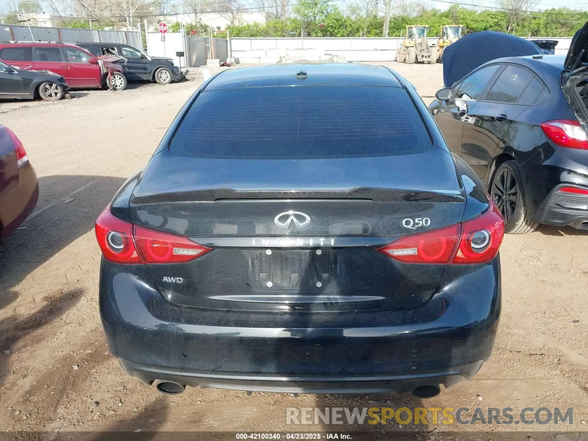 16 fotografías del automóvil dañado JN1EV7AR8KM590539 INFINITI Q50 2019