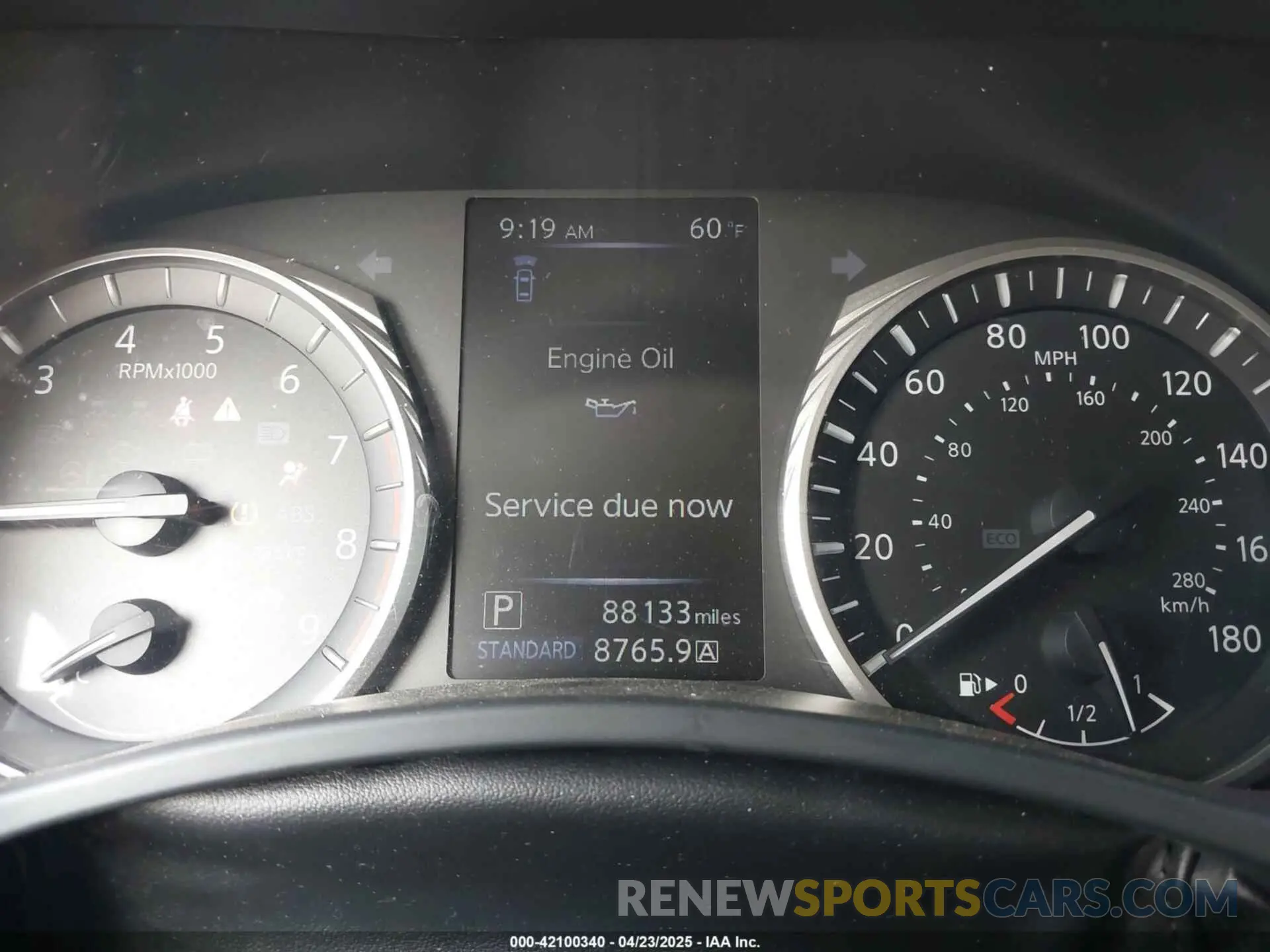 7 fotografías del automóvil dañado JN1EV7AR8KM590539 INFINITI Q50 2019
