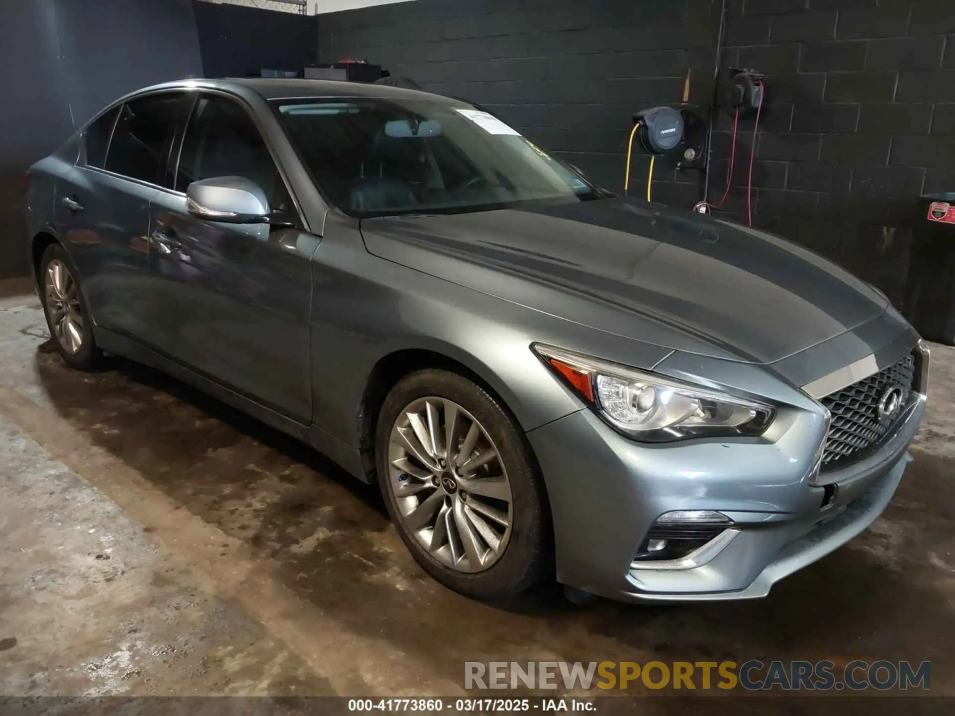 1 fotografías del automóvil dañado JN1EV7AR8KM591111 INFINITI Q50 2019
