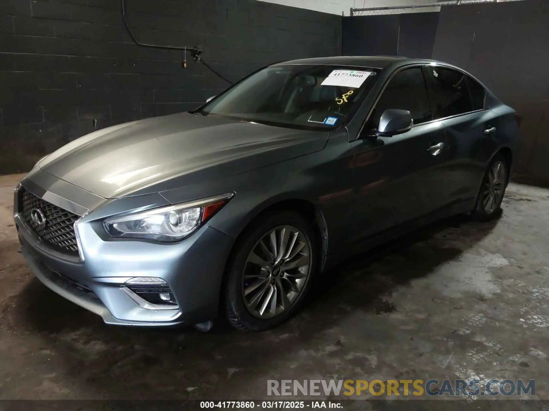 2 fotografías del automóvil dañado JN1EV7AR8KM591111 INFINITI Q50 2019