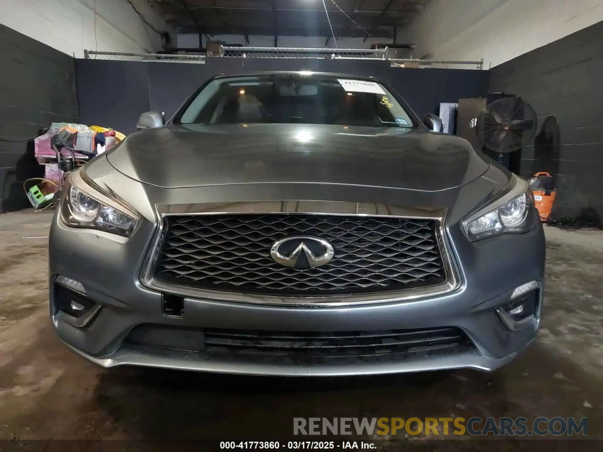 6 fotografías del automóvil dañado JN1EV7AR8KM591111 INFINITI Q50 2019