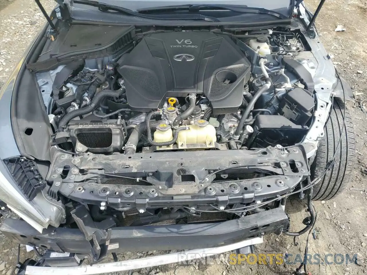 11 fotografías del automóvil dañado JN1EV7AR9KM553774 INFINITI Q50 2019