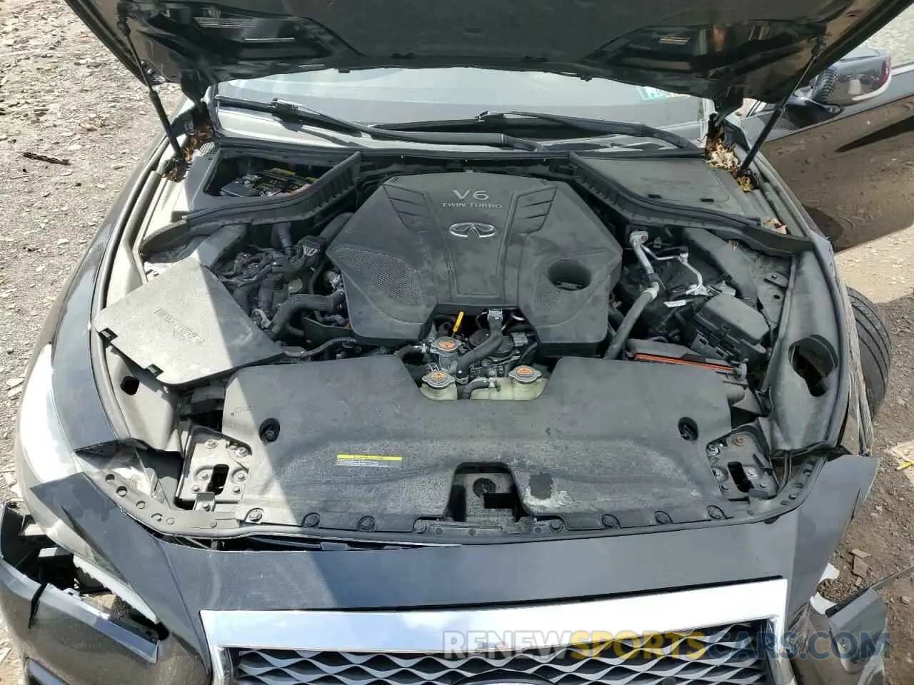 11 fotografías del automóvil dañado JN1EV7AR9KM555427 INFINITI Q50 2019