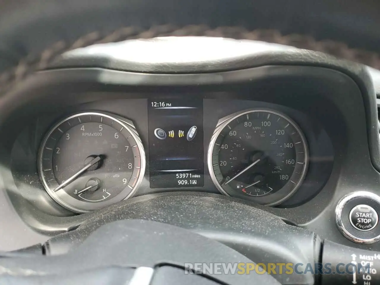 9 fotografías del automóvil dañado JN1EV7AR9KM555427 INFINITI Q50 2019