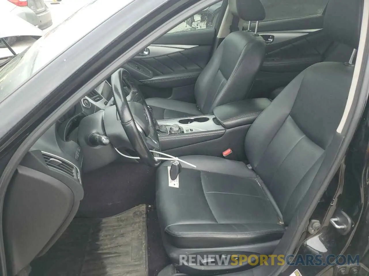 7 fotografías del automóvil dañado JN1EV7AR9KM591778 INFINITI Q50 2019