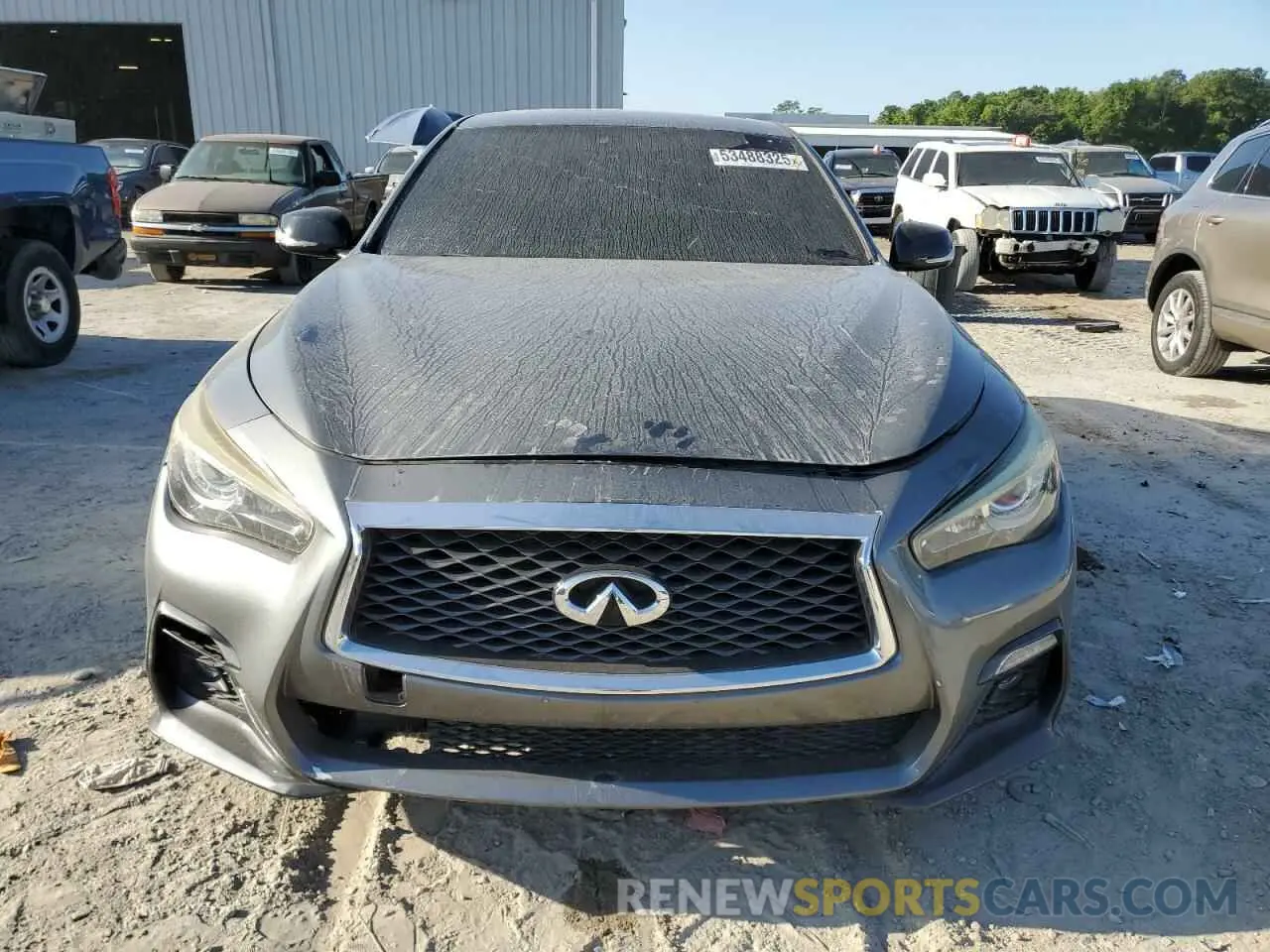 5 fotografías del automóvil dañado JN1EV7ARXKM555808 INFINITI Q50 2019