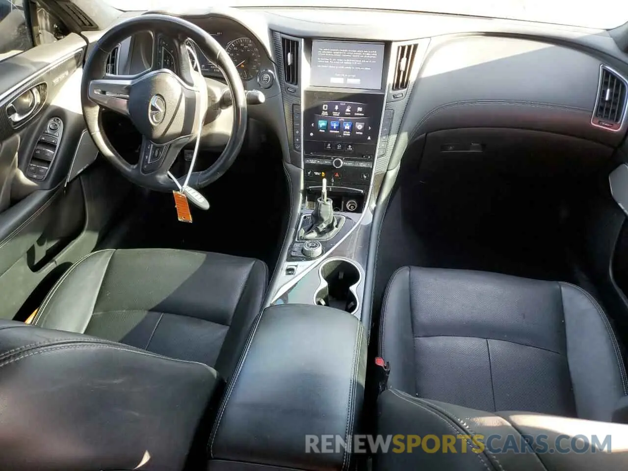 8 fotografías del automóvil dañado JN1EV7ARXKM555808 INFINITI Q50 2019