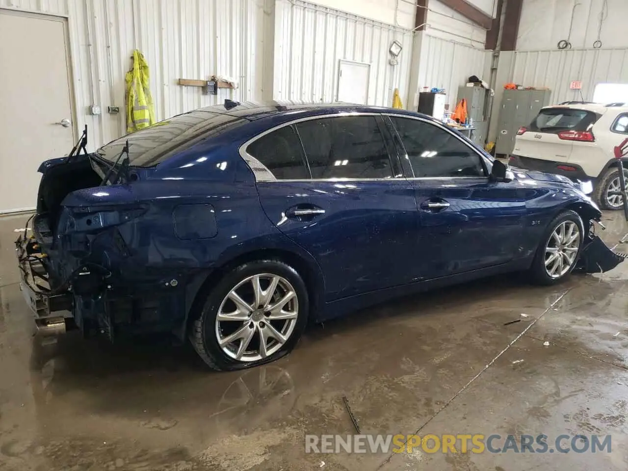 3 fotografías del automóvil dañado JN1EV7ARXKM593216 INFINITI Q50 2019