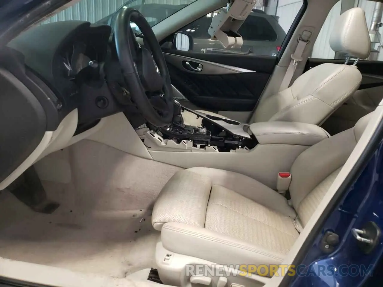 7 fotografías del automóvil dañado JN1EV7ARXKM593216 INFINITI Q50 2019