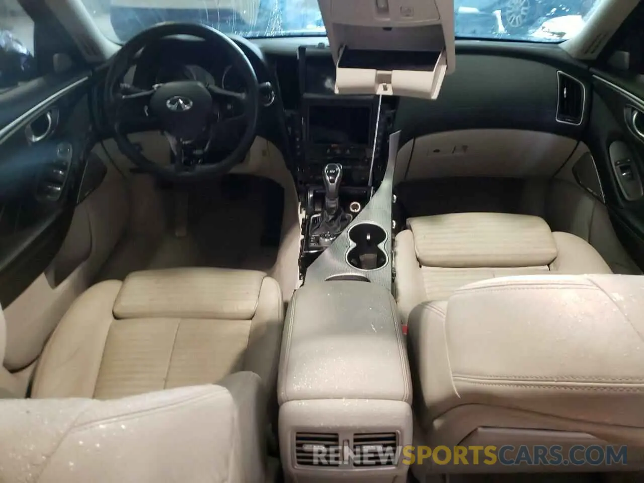 8 fotografías del automóvil dañado JN1EV7ARXKM593216 INFINITI Q50 2019
