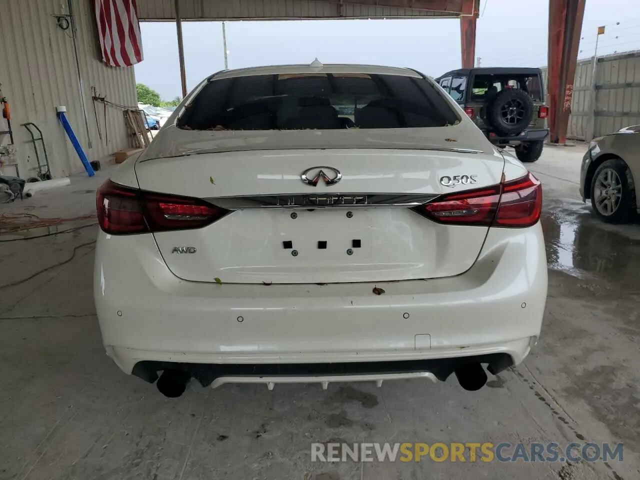6 fotografías del automóvil dañado JN1EV7ARXKM594155 INFINITI Q50 2019