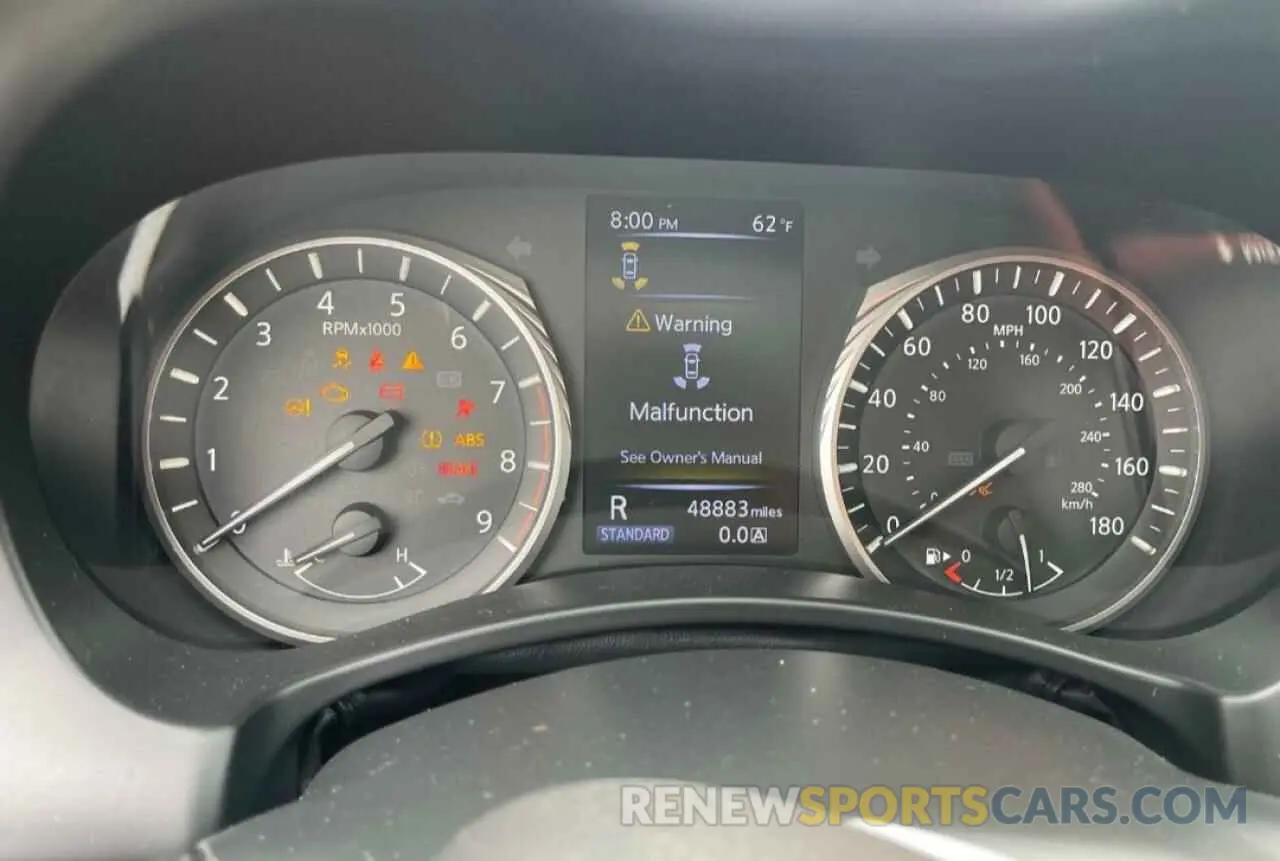 9 fotografías del automóvil dañado JN1EV7ARXKM594155 INFINITI Q50 2019