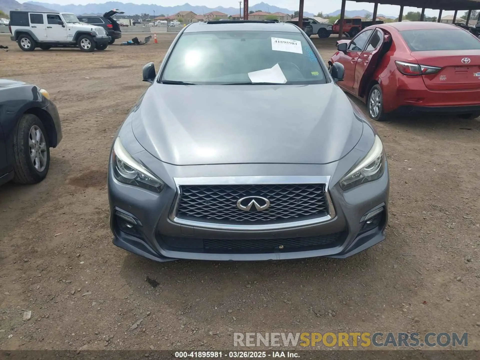 12 fotografías del automóvil dañado JN1FV7AP0KM760153 INFINITI Q50 2019