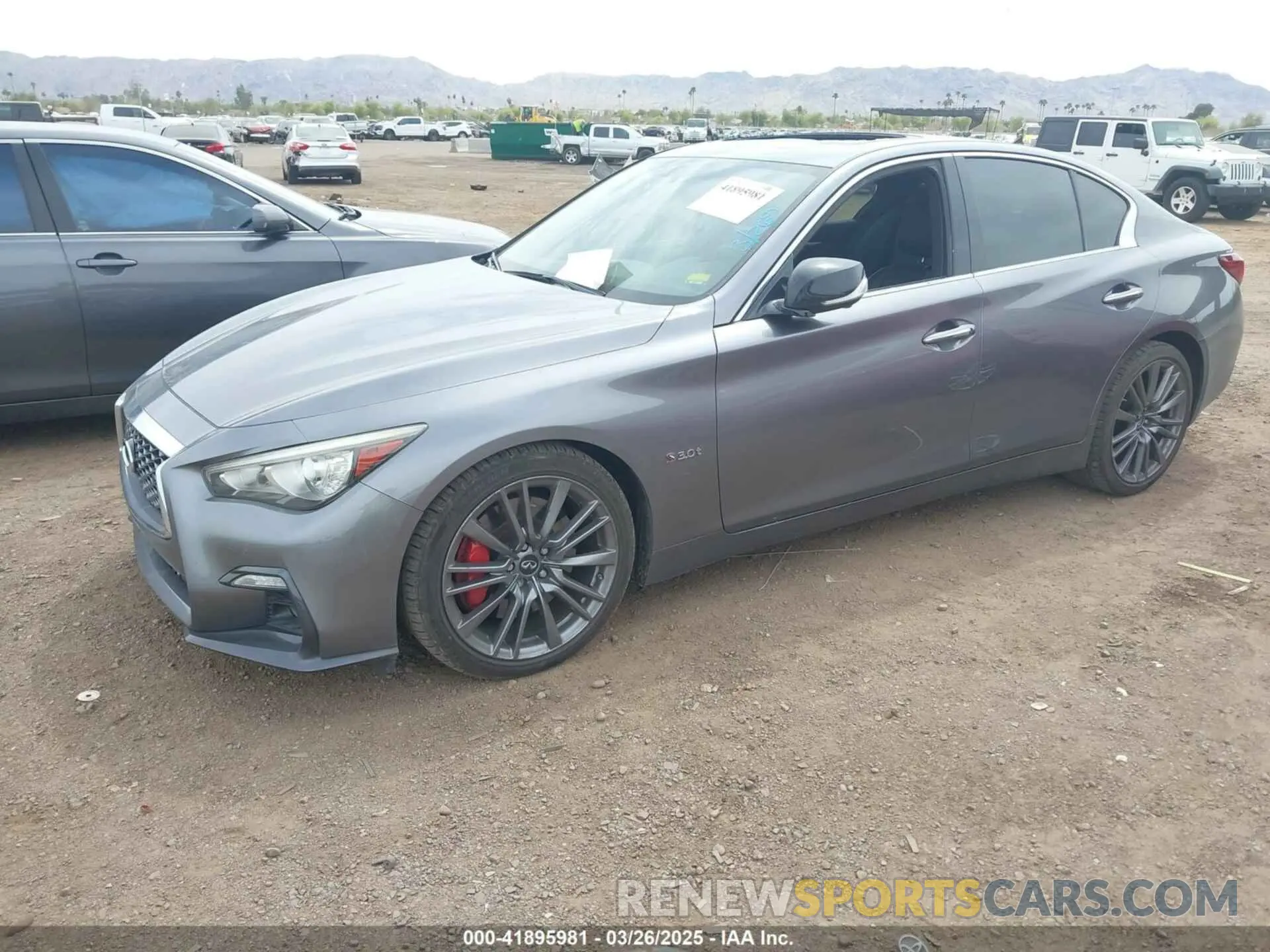 2 fotografías del automóvil dañado JN1FV7AP0KM760153 INFINITI Q50 2019