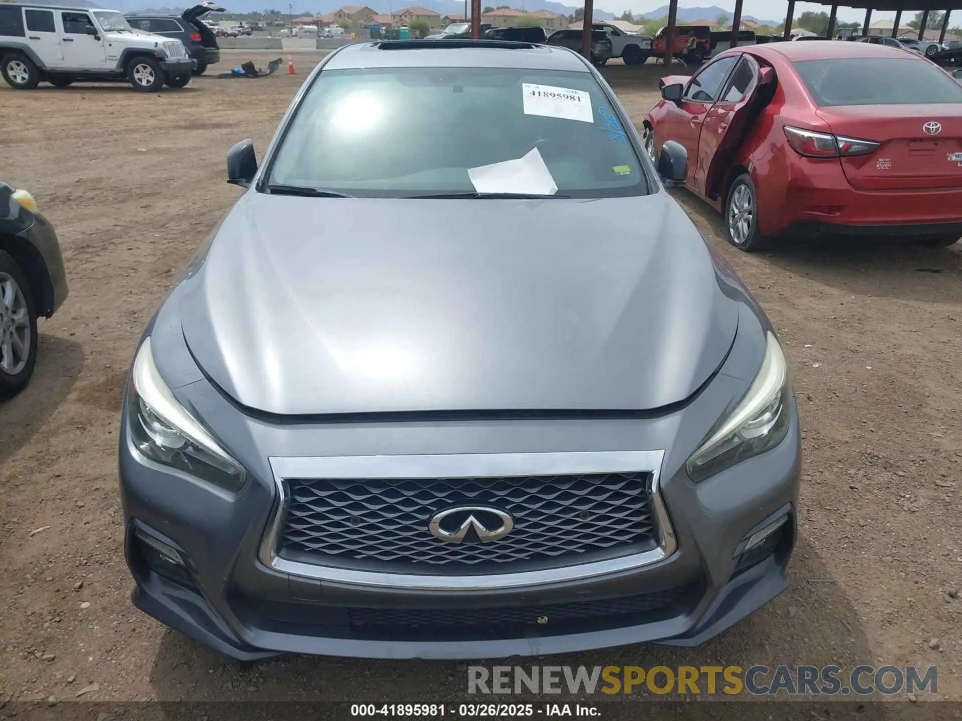 6 fotografías del automóvil dañado JN1FV7AP0KM760153 INFINITI Q50 2019
