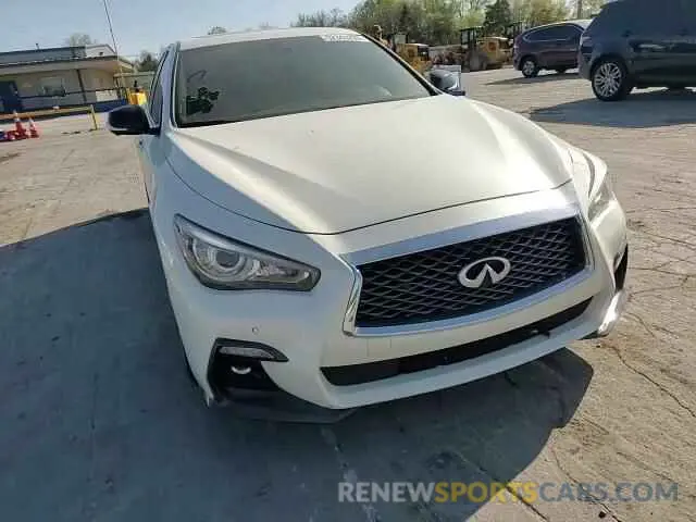 10 fotografías del automóvil dañado JN1FV7AP0KM780001 INFINITI Q50 2019