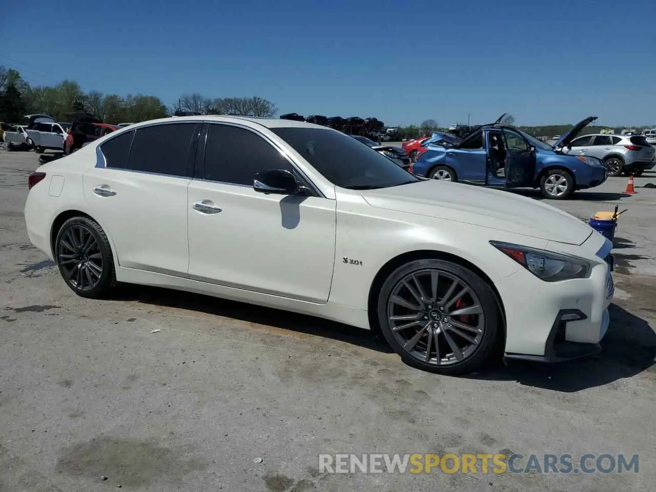 4 fotografías del automóvil dañado JN1FV7AP0KM780001 INFINITI Q50 2019